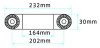 Brodit 215549 Adjustable Pedestal 215549