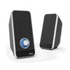 Hama Sonic Ls-206 2.0 Speaker System 3.5 Mm Jack Usb-A for Power Backlit Volume 00173133