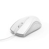Hama Mc-200 Wired Optical Mouse 1000 Dpi Usb 3 Buttons White 00182603