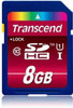 Transcend TS8GSDU1 SDHC UHS-I 8GB Class 10 300X TS8GSDU1