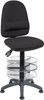 Ergo Twin Deluxe Draughter High Back Fabric Operator Office Chair Without Arms B 2900BLK/1164