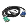 APC AP5822 Integ. LCD KVM USB cable 3m AP5822
