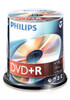 Philips DR4S6B00F/00 100 x DVD+R. 4.7GB/120min. 16x DR4S6B00F/00