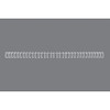 GBC RG810870 White 12.5mm A4 White Binding Wires Pack of 100 RG810870