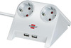 Brennenstuhl 1153520222 Power extension 1.8 m 2 AC 1153520222