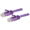 Startech.Com 1.5M Purple Cat6 Gbe Utp Patch Cable N6PATC150CMPL Startech.Com 1.5M Purple Cat6 Gbe Utp Patch Cable N6PATC150CMPL
