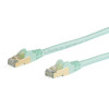 Startech.Com 5M Aqua Cat6a Rj45 Ethernet Stp Cable 6ASPAT5MAQ