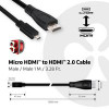 Club3D CAC-1351 Cable MicroHDMI > HDMI 2.0 CAC-1351