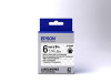Epson C53S652004 TAPE - LK2TBN CLEAR BLK/ C53S652004