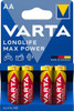 Varta 4706101404 1x4 Max Tech Mignon AA LR 6 4706101404