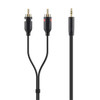 Belkin F3Y116BT2M CABLE AUDIO 3.5mm/2xRCA M/M F3Y116BT2M