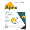 Valuex Binding Cover Leathergrain A4 250Gsm Black Pack 100 6501001 6501001