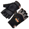 Ergodyne Impact Fingerless Glove Black/Grey Size L EY900L