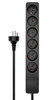MicroConnect MC-GRU0607DKB Danish Power Strip 6-way MC-GRU0607DKB