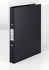 Rexel Budget Ring Binder Polypropylene 2 O-Ring A4 25Mm Rings Black Pack 10 13422BK