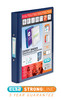 Elba Vision Ring Binder A4 30Mm Spine 25Mm Capacity 2 O-Ring Blue 100080886 100080886