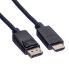 Roline 11.04.5782 Displayport Cable. Dp - Hdtv. 11.04.5782