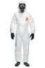 Tychem® 4000S Chz5 Hooded Disposable Coverall White Size L TY4000BSL