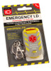 Vital Id Emergency Id Universal Fit Tag Yellow WSID05