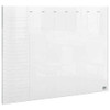 Nobo Transparent Acrylic Mini Whiteboard Weekly Planner Desktop Or Wall Mounted 1915614