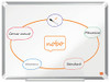Nobo Premium Plus Non Magnetic Melamine Whiteboard Aluminium Frame 600X450mm 191 1915166