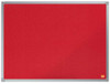 Nobo Essence Red Felt Noticeboard Aluminium Frame 600X450mm 1915202 1915202