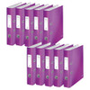 Leitz 180 Wow Lever Arch File Laminated Paper On Board A4 50Mm Spine Width Purpl 10060062