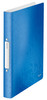 Leitz Wow Ring Binder Polypropylene 2 O-Ring A4 25Mm Rings Blue Metallic Pack 10 42570036