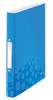 Leitz Wow Ring Binder Polypropylene 2 O-Ring A4 25Mm Rings Blue Metallic Pack 10 42570036