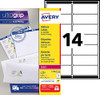 Avery Laser Address Label 99.1X38.1Mm 14 Per A4 Sheet White Pack 1400 Labels L71 L7163-100