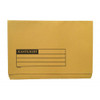Valuex Document Wallet Full Flap Foolscap 270Gsm Yellow Pack 50 45419DENT 45419DENT