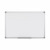 Bi-Office Maya Magnetic Melamine Whiteboard Grey Plastic Frame 2400X1200mm MB8606186