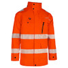 Beeswift Deltic Hi-Vis Ripstop Breathable Waterproof Jacket Orange Size L BSD21ORL