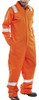 Beeswift Burgan Fire Retardant Anti-Static Boilersuit Orange Size 54 CFRASBBSOR54
