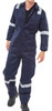 Beeswift Burgan Fire Retardant Anti-Static Boilersuit Navy Blue Size 40 CFRASBBSN40