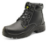 Beeswift 6 Eyelet Pur Boot S3 Black Size 12 CF60BL12