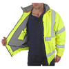Beeswift Hi-Vis Fleece Lined Bomber Jacket Saturn Yellow Size XXXL CBJFLSYXXXL