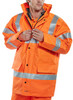 Beeswift 4 In 1 Hi-Vis Jacket And Bodywarmer Orange Size XXL TJFSORXXL