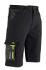 Beeswift Flex Workwear Shorts Black/Grey Size 38 SFSHBLGY38