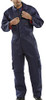 Beeswift Quilted Boilersuit Navy Blue Size 54 QBSN54