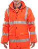 Beeswift Hi-Vis Breathable Pu Jacket Orange Size XXXL PUJ471OR3XL
