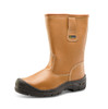 Beeswift Lined Rigger Boot With Scuff Cap Tan Size 10 RBLSSC10