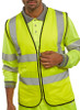 Beeswift Hi-Vis Vest Zip Fastened Saturn Yellow Size 4XL WCENGSYZ4XL