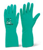Beeswift Nitrile Rubber Chemical Gloves Green Size M NCGM