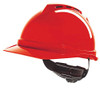 Msa V-Gard 500 Vented Safety Helmet Red MSAGV432RE