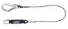Msa 1.8M Kernmantle Energy Absorbing Lanyard Chrome Size 1.8M MSA10185614