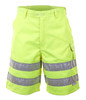Beeswift Hi-Vis Shorts Saturn Yellow Size 32 PCSENSY32