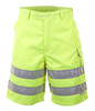 Beeswift Hi-Vis Shorts Saturn Yellow Size 34 PCSENSY34