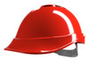 Msa V-Gard 200 Vented Safety Helmet Red MSAGV631RE