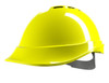 Msa V-Gard 200 Vented Safety Helmet Hi Vis Yellow MSAGV6A1HY